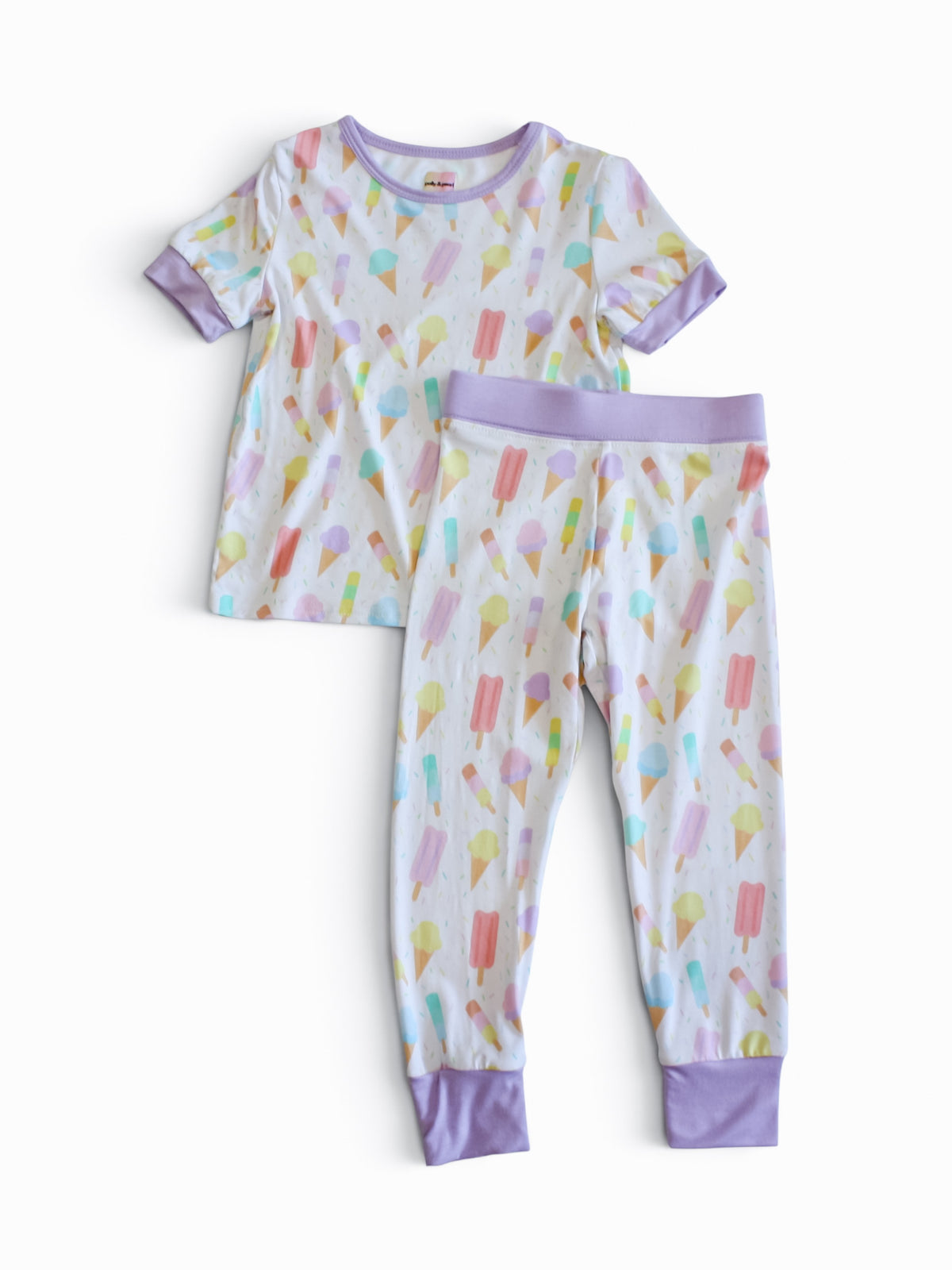 Sprinkles and Scoops Bamboo Short Sleeve Pajama Set