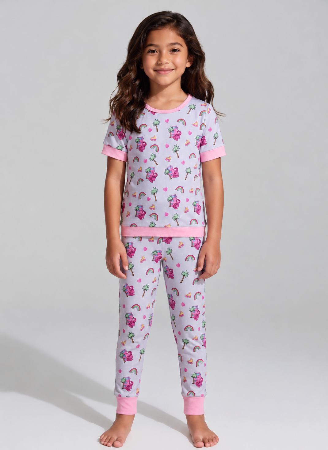 Summer Dreamhouse Bamboo Short Sleeve Pajama Set