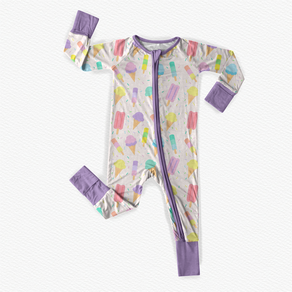 Sprinkles and Scoops Bamboo Convertible Romper