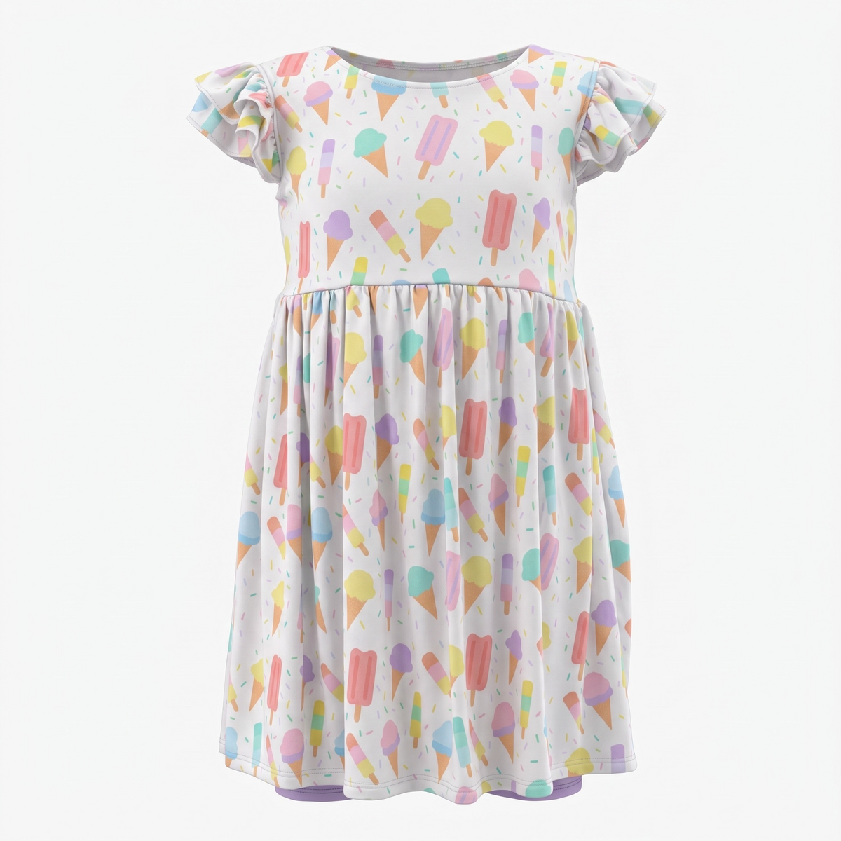 Sprinkles and Scoops Bamboo Dottie Twirl Dress
